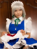 cosplay美女套图 c77 Sakuya Izayoi　白丝假发扮相(1)(35)